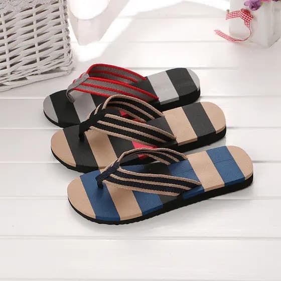 | slippers | ♬Casal masculino feminino estilo Flip-Flops verão versão coreana na moda masculino praia chinelos sandálias