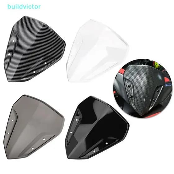 Para-Brisa Da Motocicleta Defletor De Ar Vento Capa Cúpula Viser NVX155 Aerox155 NVX 155 Aerox 155 Acessórios