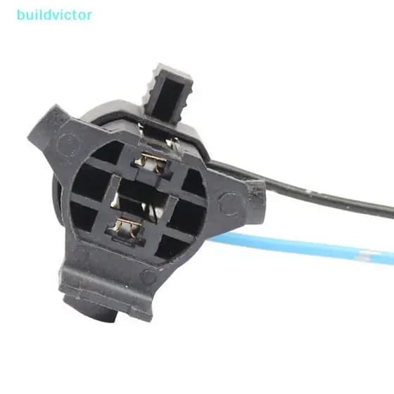 1 Pçs Lâmpada Do Carro Soet Suporte Da H7 Fio De Cobre Duplo Buraco Plug Triângulo Círculo