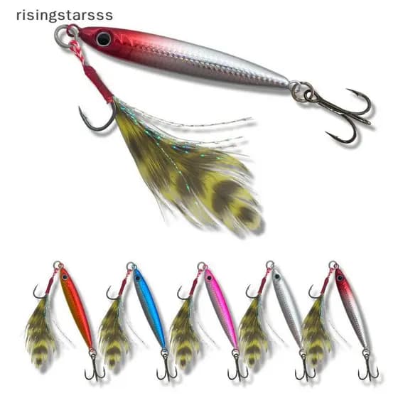 Isca Artificial Dura 10g 15g 20g 30g Gabarito De Tungstênio Pesca Em Água Salgada De Metal