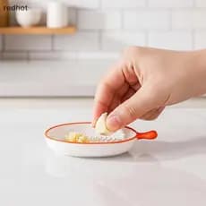 Estilo Japonês Cerâmica Ralador De Alho Placa Economia Espaço Staable Porcelana Gengibre Wasabi Moedor Para Uso Na Cozin
