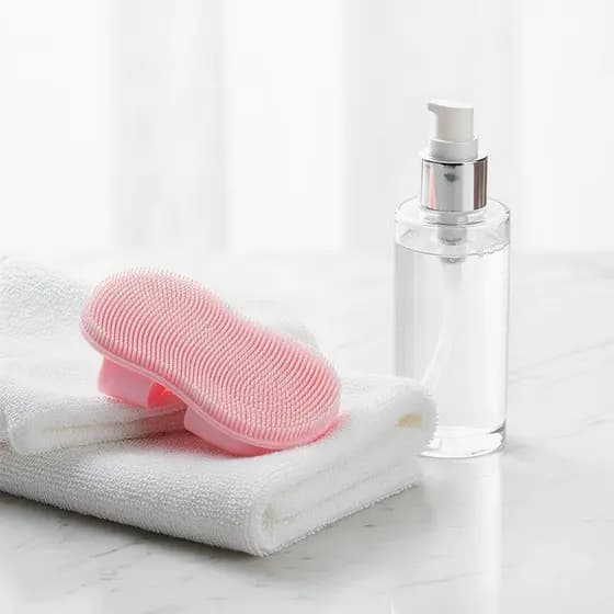 Escova De Limpeza Manual De Silicone De 8 Unidades Para Esfoliação Facial Diária Suave