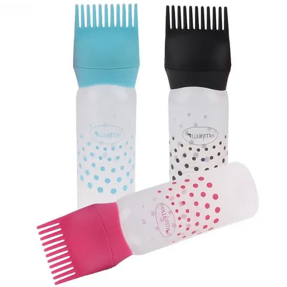 Frasco Aplicador De Tintura De Cabelo Quente De Shampoo Para Coloração Com Tetas Penteando Casa LXAU ZZS2