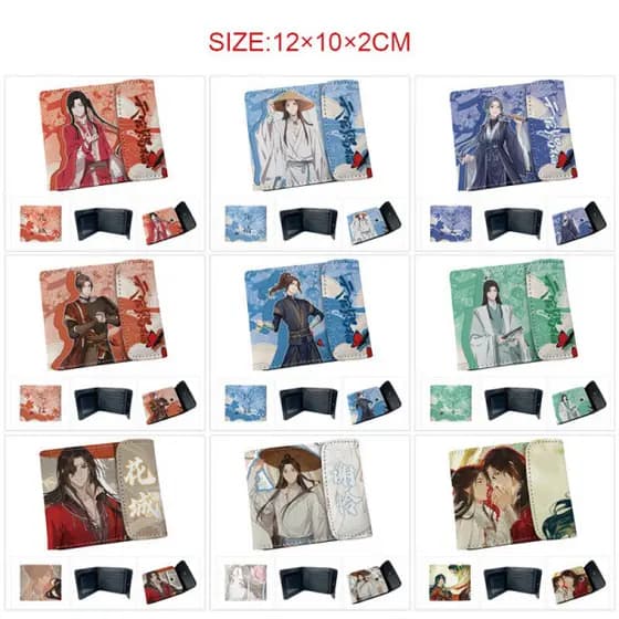 | 【carteira masculina couro】 | carteira masculina pequena carteira masculina grande ☚Céu oficial bênção Anime mercadoria