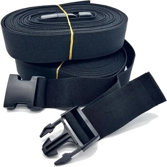 Versão Atualizada: 2 Peças de Cintas de Fixação para Capas de RV, 40FTx1.5Inch, Cintas de Amarração de Alta Resistência