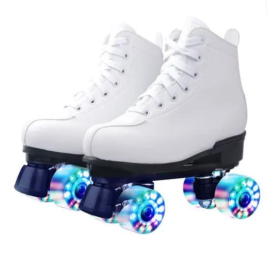Patins de quatro rodas para adultos, conjunto completo para crianças, patins unissex para iniciantes QX6G