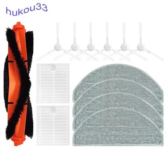 Para Xiaomi E10 E10C E12 B112/Mijia 3C Plus C103 Robô Aspirador De Pó Peças Reposição Acessórios Filtro Mop