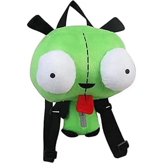 Brinquedos de Pelúcia Novo Robô Alienígena com Olhos 3D, Mochila de Pelúcia Fofa Verde, Presente de Natal, 14 polegadas