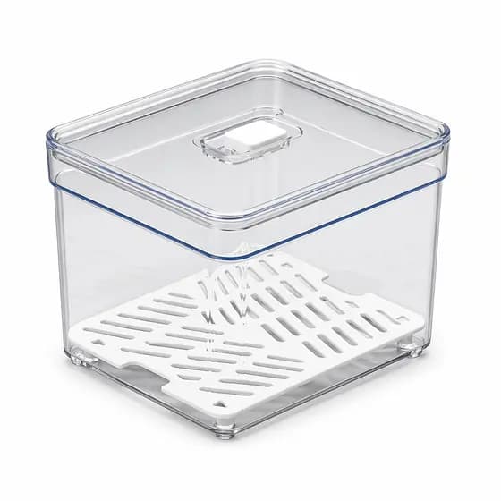 Organizador de Geladeira c/ Tela 3,8L Legumes Verduras frutas