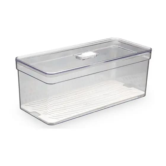 Pote Organizador Geladeira Tela Grande 6,8L Plastutti