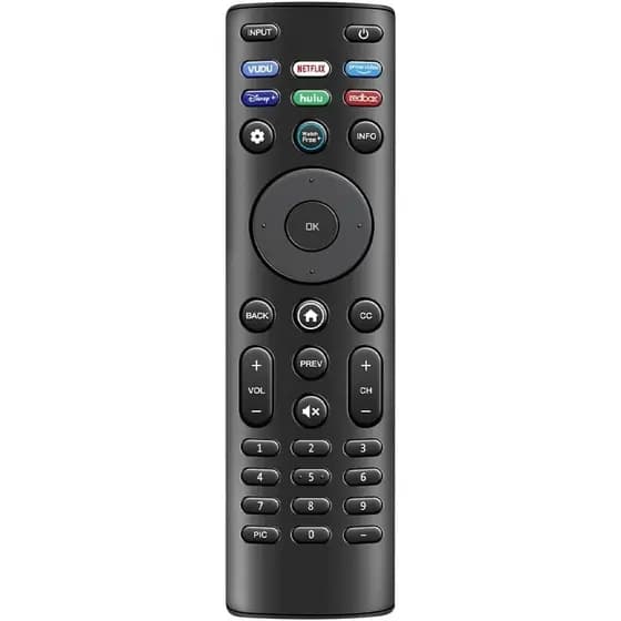 Controle Remoto Universal XRT140 para Substituição em TVs Inteligentes VIZIO das Séries D, E, M, P, V, PX