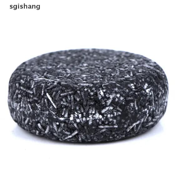 Sabonete de Carvão de Bambu para Tingimento de Cabelo, Sabonete Desintoxicante e de Limpeza, Shampoo Preto 33