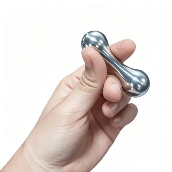 1 unidade de brinquedo giratório de liga metálica interessante para adultos, para alívio do estresse, giratório de metal