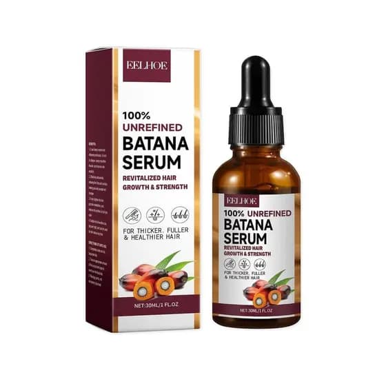Óleo de Batana EELHOE para Crescimento Capilar Dr. Sebi Orgânico 100% Puro, Sérum de Óleo de Batana e Óleo de Rícino par