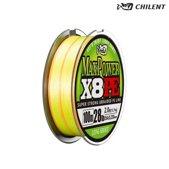 Linha Chi-Blade de 8 fios em PE, sublinha para arremessos de longa distância, linha de pesca, linha principal, linha de