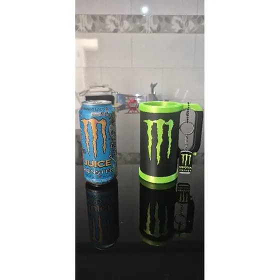 porta lata monsters energético monster. suporte para lata do monsters.