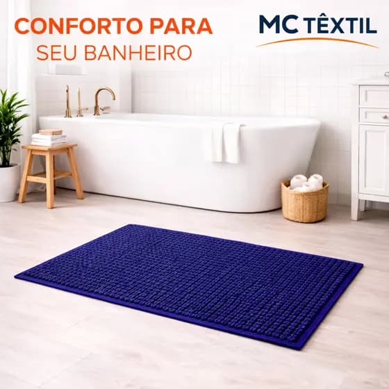 Tapete de Banheiro 40x60 Antiderrapante Macarrão Microfibra Super Absorvente Secagem Rápida top