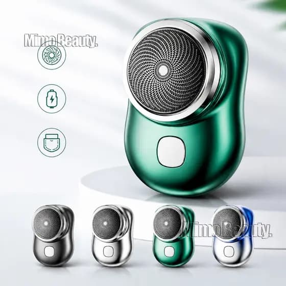 Mini Barbeador Shaver Portátil Lavável A Prova D'Água Recarregável Sem Fio