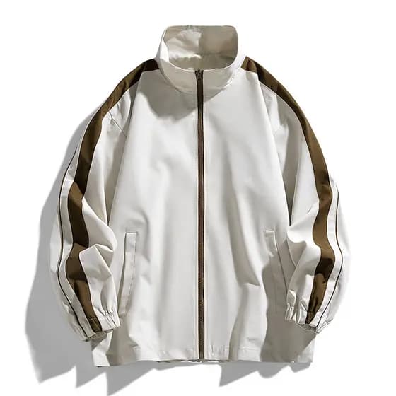 2025 novo estilo Casual moda costura jaqueta masculina jaqueta esportiva jaqueta masculina solta na moda jaqueta