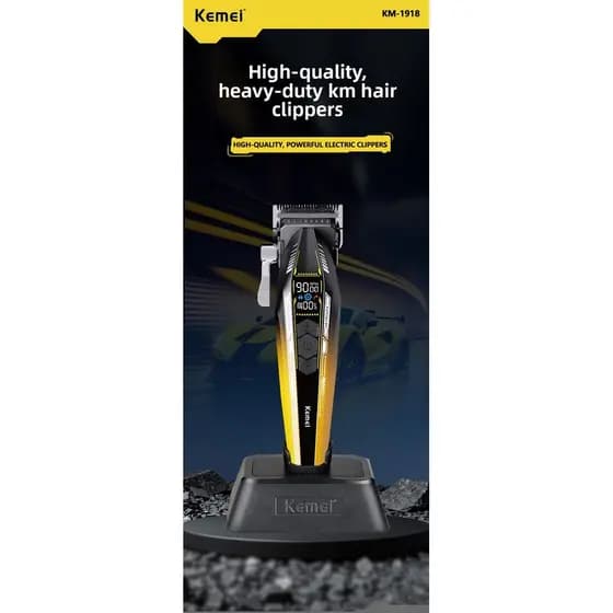 Kemei máquina de cortar cabelo salão de beleza profissional grau KM-1918 máquina de cortar cabelo masculina máquina de c