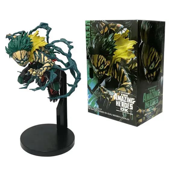 Figura de 21cm do anime japonês "My Hero Academia" - Midoriya Izuku Black Whip Man SVFA Versão de Batalha 2LF4