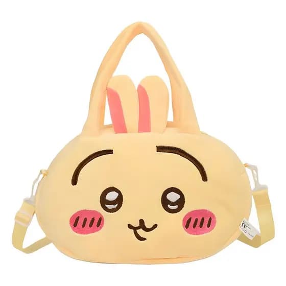 Nova bolsa de pelúcia fofa do Usagi, adequada como bolsa transversal para meninas, bolsa para guardar presentes, fabrica