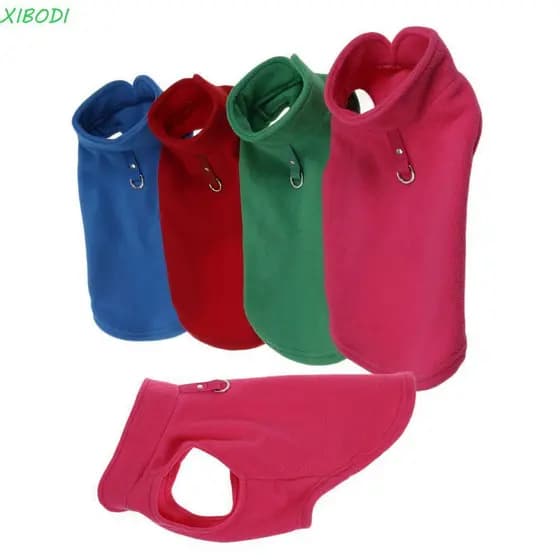 XIBODI Roupas Para Cães Quentes E Macias De Inverno Colete Fofo