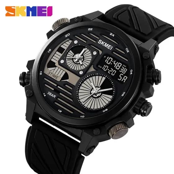 SKMEI 2202 Relógio Esportivo Masculino LED Luz Cronômetro À Prova Dwaterproof Água Relógios De Pulso Alarme Criativo Leg