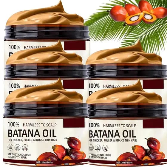 Óleo de Batana 100% Puro para Crescimento Capilar, Óleo de Batana Natural, Cru e Puro, Não Refinado, Óleo de Batana Orgâ