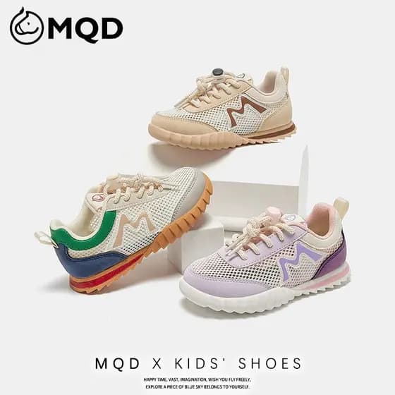 Crianças sapatos esportivos de microfibra respirável leve antiderrapante resistente ao desgaste Design de Velcro primave