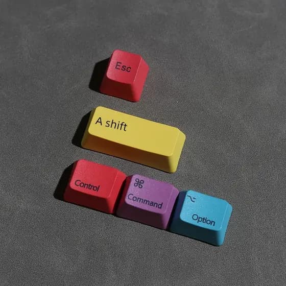 Teclado mecânico de comando Apple Color pbt