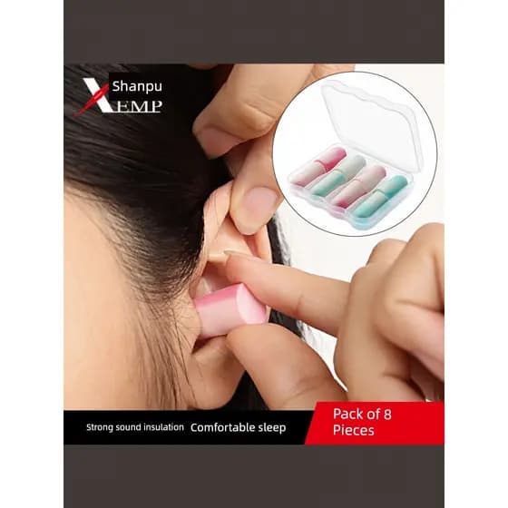 Fones de ouvido mudos com isolamento acústico antirruído de Silicone dedicado para dormir
