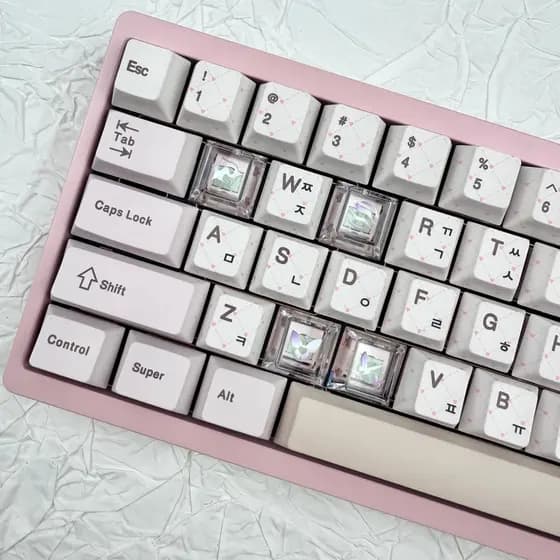 Contrato destemido Keycap exclusivo Valente Twilight Decepticon Original Factory PC Transparente Teclado de eixo magnéti