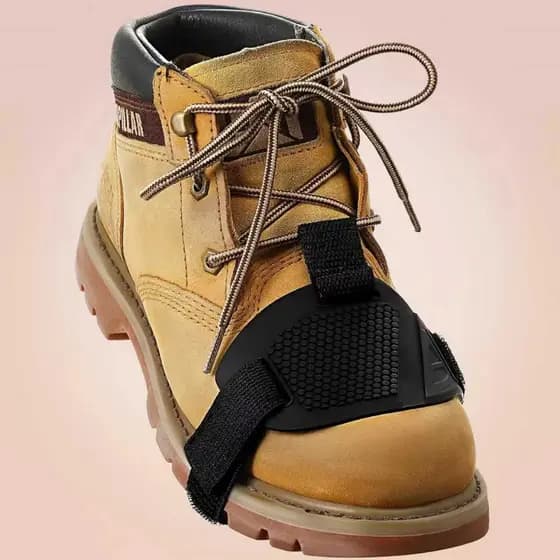 2 Pzs Protetor De Tênis Sapato Para Moto Pedal Marchas Câmbio