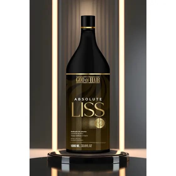 Progressiva GodofHair 1L Liso Dos Sonhos Zero Frizz Rápida