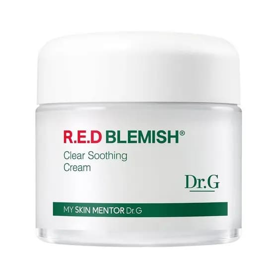 Dr.GR.E.D.BlemishClearhingCream - Hidratante Coreano Calmante para Vermelhidão, Acne e Irritação - Com Centella Asiática