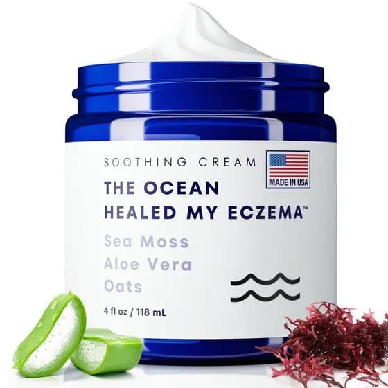 hingwithSeaMoss&Oats-Alívio para Eczema e Psoríase-Minerais do Oceano-paraPeleSensível-Hidratante paraEczema ePeleSeca