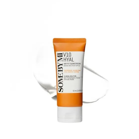 SOMEBYMIV10HyalAirFitProtetor Solar SPF50 – 1,69oz, 50ml – Protetor Solar Coreano com Centella para o Rosto com Proteção