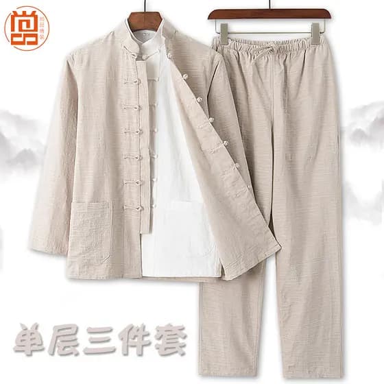 Estilo chinês Tang terno masculino Street Wear Retro algodão linho terno antigo estilo chinês roupas masculinas estilo é