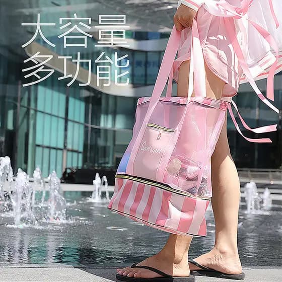 Saco de natação seco molhado separação feminino saco à prova dwaterproof água equipamentos de natação suprimentos saco d
