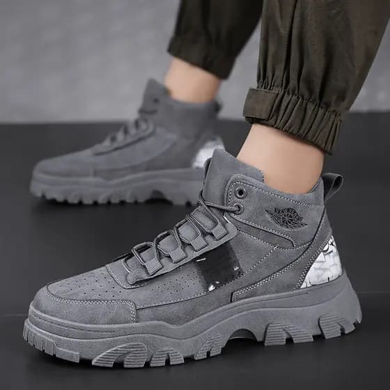 Sapatos masculinos inverno canteiro de obras forro de lã sapatos de algodão quente trabalho impermeável antiderrapante m