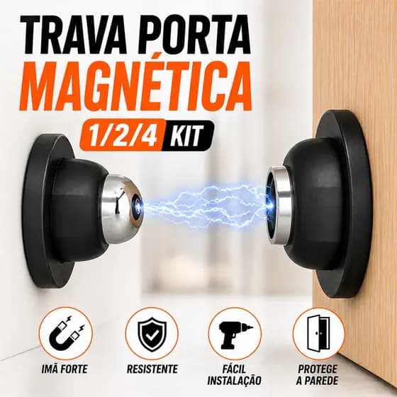 Rolha De Porta Magnética , Adesivo , Aço Inoxidável , Preto , Durável , Forte E Resistente