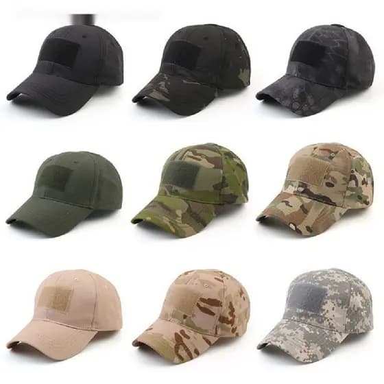Bonés de Beisebol Táticos Camuflados FLBR para Soldados de Combate, Chapéu Ajustável para Paintball ao Ar Livre FLL 2GIE