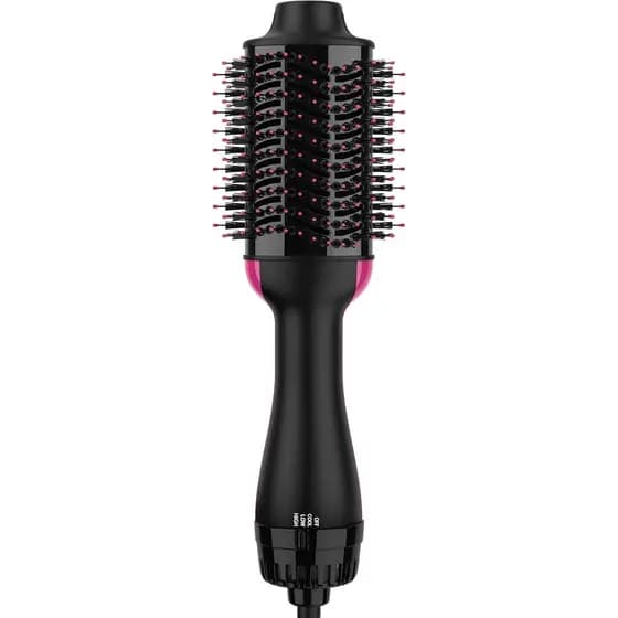 Escova Secadora de Cabelo 4 em 1, Secador e Estilizador de Cabelo com Íons Negativos, Anti-frizz, Barril de Cerâmica e T