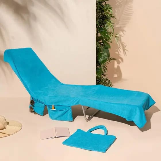 Toalhas de Praia Brentfords com Bolsos, Toalhas de Praia Macias, de Secagem Rápida e Absorventes para Adultos, Toalha de