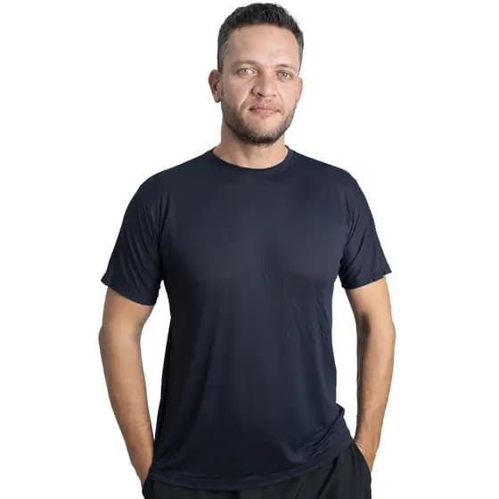 Camisa Masculina Dry Fit Para Academia Corrida Esportes Confortável Macia Proteção UV Promoção