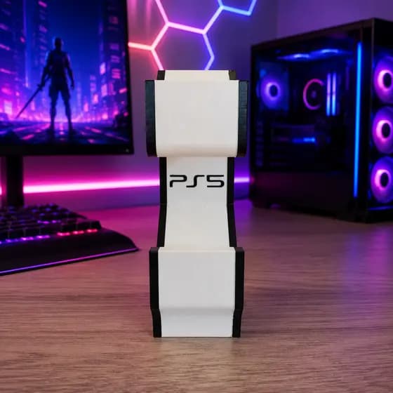 Suporte PS5 Controle DualSense-Suporte Mesa Game - Organizador Controle Playstation