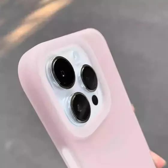Capinha celular Apple Capinha silicone líquido Capinha importada para iPhone Cor sólida simples estilo ins concha Dopamm