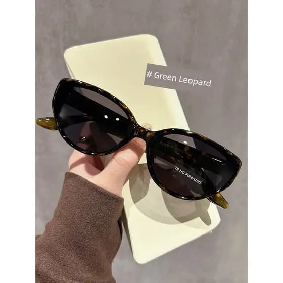 kit oculos de sol feminino oculos de sol feminino oculos de sol masculino Leopardo impressão olho de gato óculos de sol