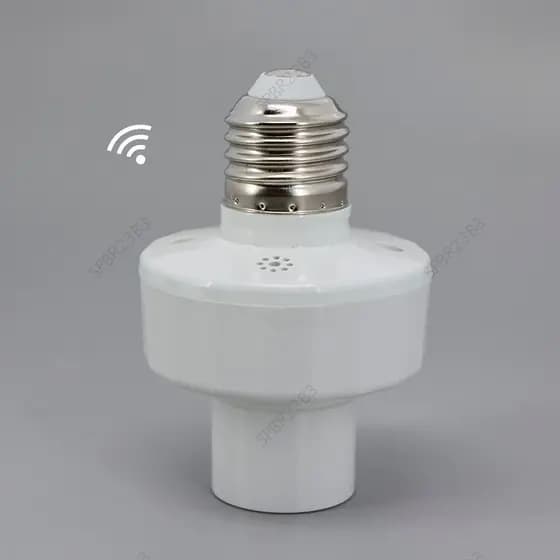AC 85-265V Sensor De Radar E27 Soquete Lâmpadas Inteligentes Cabeça Adaptador Suporte Da Lâmpada Base Cozinha Quarto Int